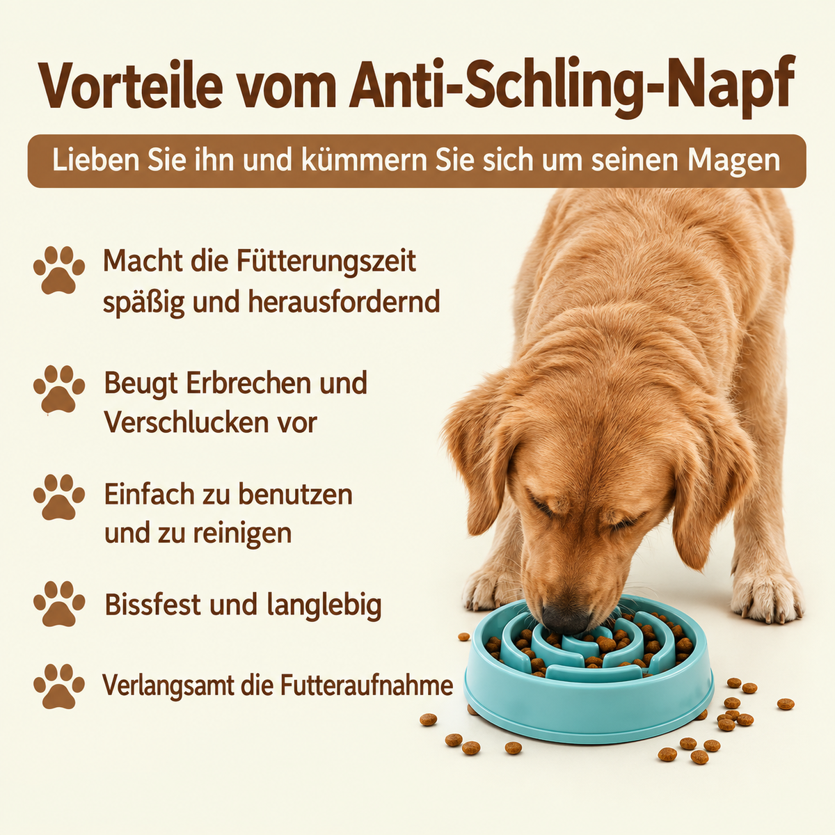 SlowPaw – Anti-Schling-Napf