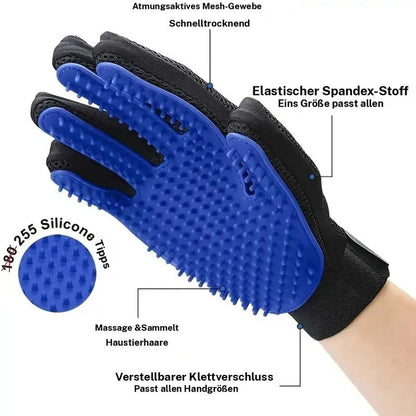 SoftPaw Glove — Haarentfernungshandschuh  für Hunde & Katzen