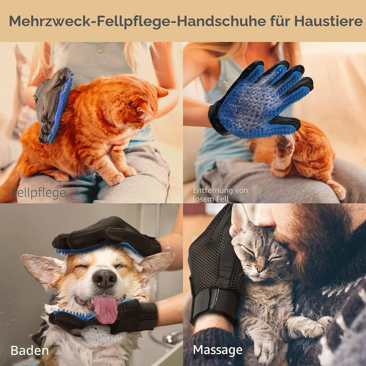 SoftPaw Glove — Haarentfernungshandschuh