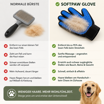 SoftPaw Glove — Haarentfernungshandschuh