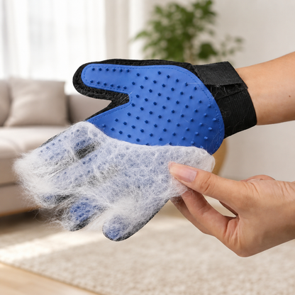SoftPaw Glove — Haarentfernungshandschuh  für Hunde & Katzen